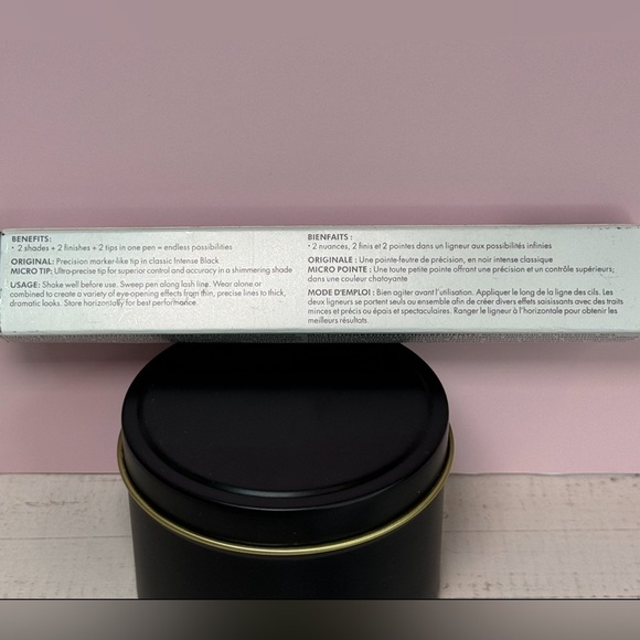 Stila Stay All Day Dual Eyeliner-Original & Micro (Black & Mai Tai) NIB .033 oz - Picture 2 of 4